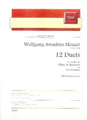 12 Duette for oboe and bassoon, score 