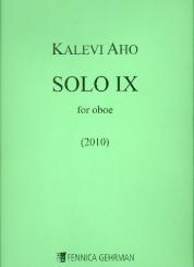 Aho, Kalevi: Solo no.9 for oboe 