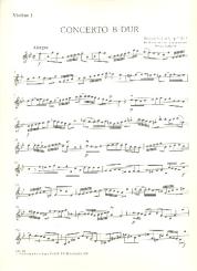 Albinoni, Tomaso: Konzert B-Dur op.7,3 für Oboe und Streichorchester, Violine 1 