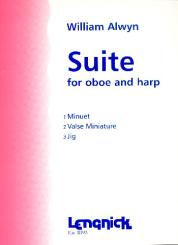 Alwyn, William: Suite for oboe and harp, score and part 