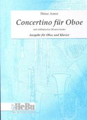 Arenz,  Heinz: Concertino für Oboe und Blasorchester für Oboe und Klavier 