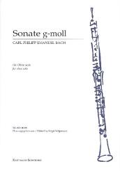 Bach, Carl Philipp Emanuel: Sonate g-Moll für Oboe 