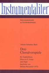 Bach, Johann Sebastian: 3 Choralvorspiele für Englischhorn und Orgel 