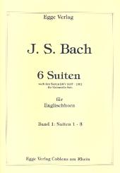 Bach, Johann Sebastian: 6 Suiten Band 1 (Nr.1-3) für Englischhorn  