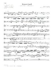 Bach, Johann Sebastian: Concerto d-Moll für Oboe, Streicher und Bc, Viola 