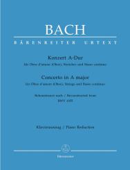 Bach, Johann Sebastian: Konzert A-Dur BWV1055 für Oboe d'amore (Oboe), Streicher und Bc, für Oboe d'amore und Bc 
