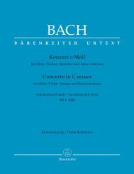 Bach, Johann Sebastian: Konzert c-Moll BWV1060  für Oboe, Violine, Streicher und Bc, für Oboe, Violine und Klavier 
