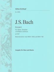 Bach, Johann Sebastian: Konzert g-Moll BWV1056 für Oboe, Streicher und Bc, für Oboe und Klavier 