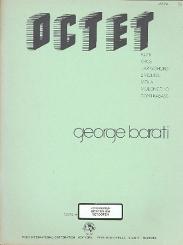 Barati, George: Octet for flute, oboe, harpsichord, 2 violins, viola, violoncello and double bass, score and parts 