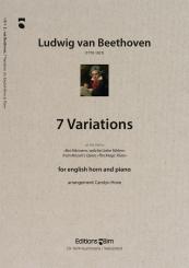 Beethoven, Ludwig van: 7 Variationen über 'Bei Männern welche Liebe fühlen' für Englischhorn und Klavier 