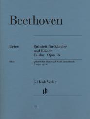 Beethoven, Ludwig van: Quintett Es-Dur op.16 für Oboe, Klarinette, Horn in Es, Fagott und Klavier 