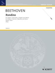 Beethoven, Ludwig van: Rondino Es-Dur op. posth. für 2 Oboen, 2 Klarinetten, 2 Fagotte und 2 Hörner, Err:520 