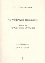 Bellini, Vincenzo: Konzert Es-Dur für Oboe und Orchester, Studienpartitur 