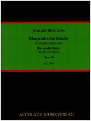 Bentzon, Jorgen: Rhapsodiche Studie op.10 für Englischhorn solo 