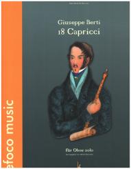 Berti, Giuseppe: 18 Capricci per oboe 