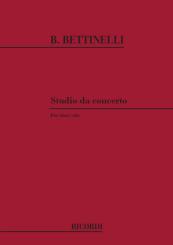 Bettinelli, Bruno: Studio di concerto per oboe  