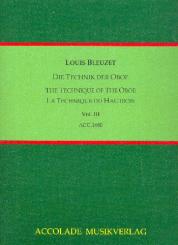 Bleuzet, Louis: Die Technik der Oboe Band 3 (dt/frz/en)  
