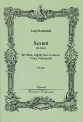 Boccherini, Luigi: Sextett B-Dur für Oboe, Fagott, 2 Violinen Viola und Violoncello 