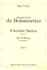 Boismortier, Joseph Bodin de: 6 leichte Suiten op.17 Band 1 (Nr.1-3) für 2 Oboen 
