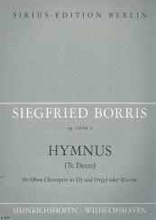Borris, Siegfried: Hymnus op.110 Nr.3 für Oboe (Trompete in D) und Orgel oder Klavier 