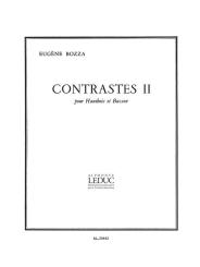 Bozza, Eugène: Contrastes 2 pour hautbois et basson, 2 partitions 