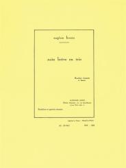 Bozza, Eugène: Suite brève en trio pour hautbois, clarinette et basson, partition et parties 