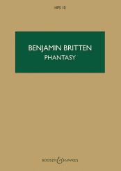 Britten, Benjamin: Fantasie op.2 für Oboe, Violine, Viola und Violoncello, Studienpartitur 