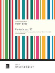 Brod, Henri: Fantasie op.57 für Oboe und Klavier 