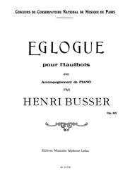 Busser, Henri: Eglogue op.63 pour hautbois et piano 