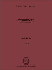 Campogrande, Nicola: Correnti für Flöte, Oboe Klarinette, Horn und Fagott, Partitur 