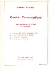 Campra, André: Menuet vif et gigue für Oboe (Flöte) und Gitarre, 4 transcriptions Nr.2 