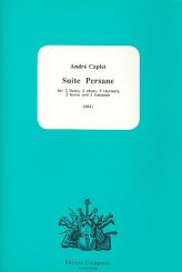 Caplet, André: Suite persane for 2 flutes, 2 oboes, 2 clarinets, 2 horns, 2 bassons, score and parts 