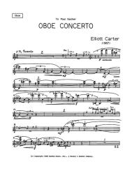 Carter, Elliott: Konzert für Oboe und Orchester, Oboe solo 