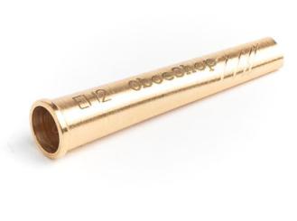 Hülse für Englischhorn: Chiarugi 2 "Oboe Shop", Messing - mit Rand  