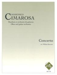 Cimarosa, Domenico: Concerto for oboe and guitar orchestra score and parts 