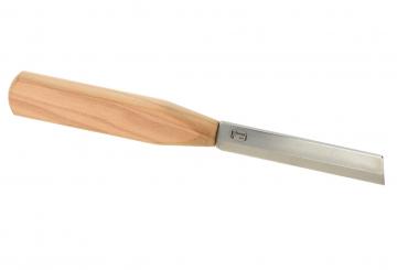 Couteau Chiarugi: biseauté - droitier, manche en bois d'olivier 
