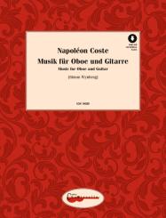 Coste, Napoleon: Musik (+Online Audio) für Oboe (Flöte/Violine) und Gitarre, Partitur und Stimmen 