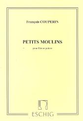 Couperin, Francois (le grand) *1668: Les petits moulins a vent pour hautbois (flute) et guitare, partition et partie de guitare 