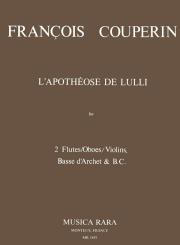 Couperin, Francois (le grand) *1668: L'Apothéose de Lulli for 2 flutes (oboes, violins), viola da gamba and bc, Stimmen 