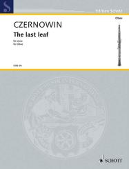 Czernowin, Chaya: The last leaf für Oboe 