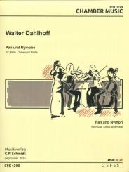 Dahlhoff, Walter: Pan und Nymphe für Flöte, Oboe und Harfe, Stimmen 