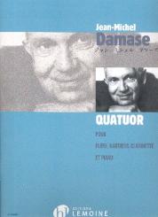 Damase, Jean-Michel: Quatuor pour flûte, hautbois, clarinette et piano, partition et parties 