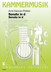 Danican Philidor, Anne: Sonate d-Moll für Oboe und Gitarre, Stimmen 