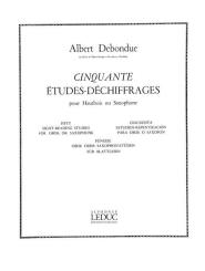 Debondue, Albert: 50 études-déchiffrages pour hautbois (saxophone) 
