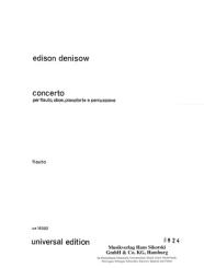Denissow, Edison: Konzert  für Flöte, Oboe, Klavier und Schlagzeug, Stimmen 