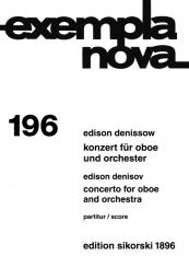 Denissow, Edison: Konzert für Oboe und Orchester, Partitur 
