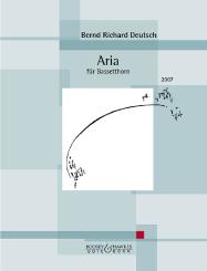 Deutsch, Bernd Richard: Aria Nr.20 für Bassetthorn 
