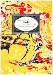 Diabelli, Anton: Rondo für Sopranblockflöte (Flöte/Oboe/Csakan) und Klavier (Gitarre), Partitur und Stimmen 