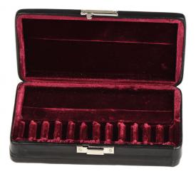 Leather case for 24 oboe reeds 