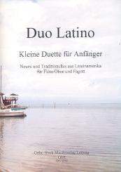 Duo Latino für Flöte (Oboe) und Fagott, 2 Spielpartituren 